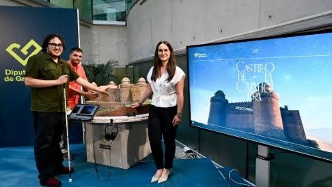 Nueva maqueta accesible del Castillo de La Calahorra